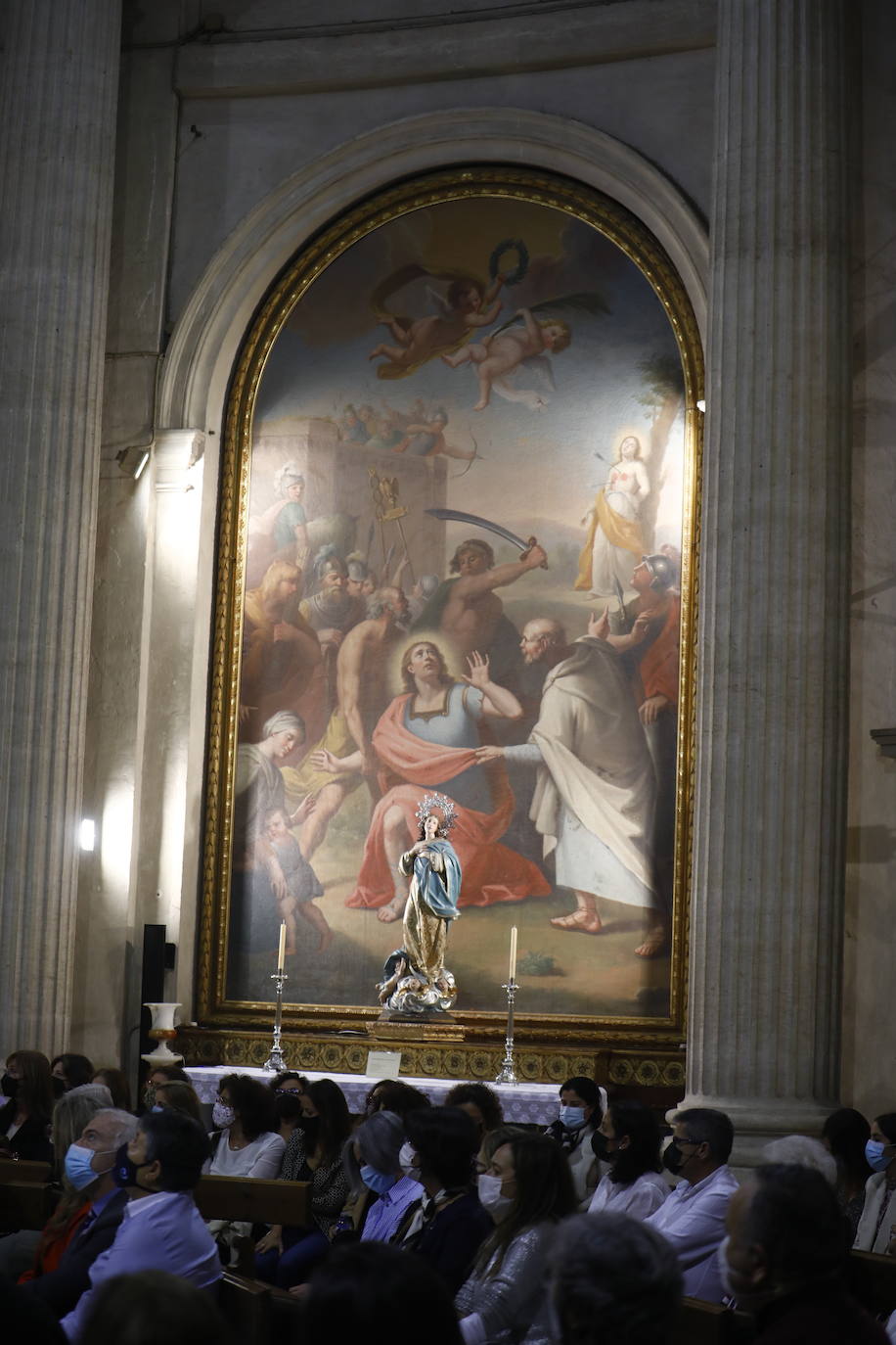 La apertura al público de la iglesia de Santa Victoria en Córdoba, en imágenes