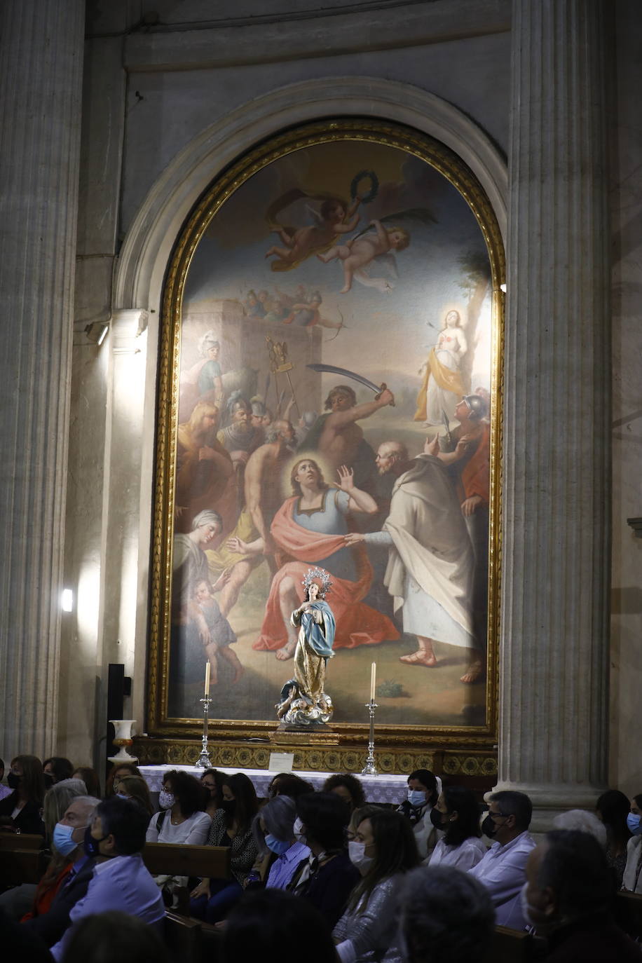 La apertura al público de la iglesia de Santa Victoria en Córdoba, en imágenes