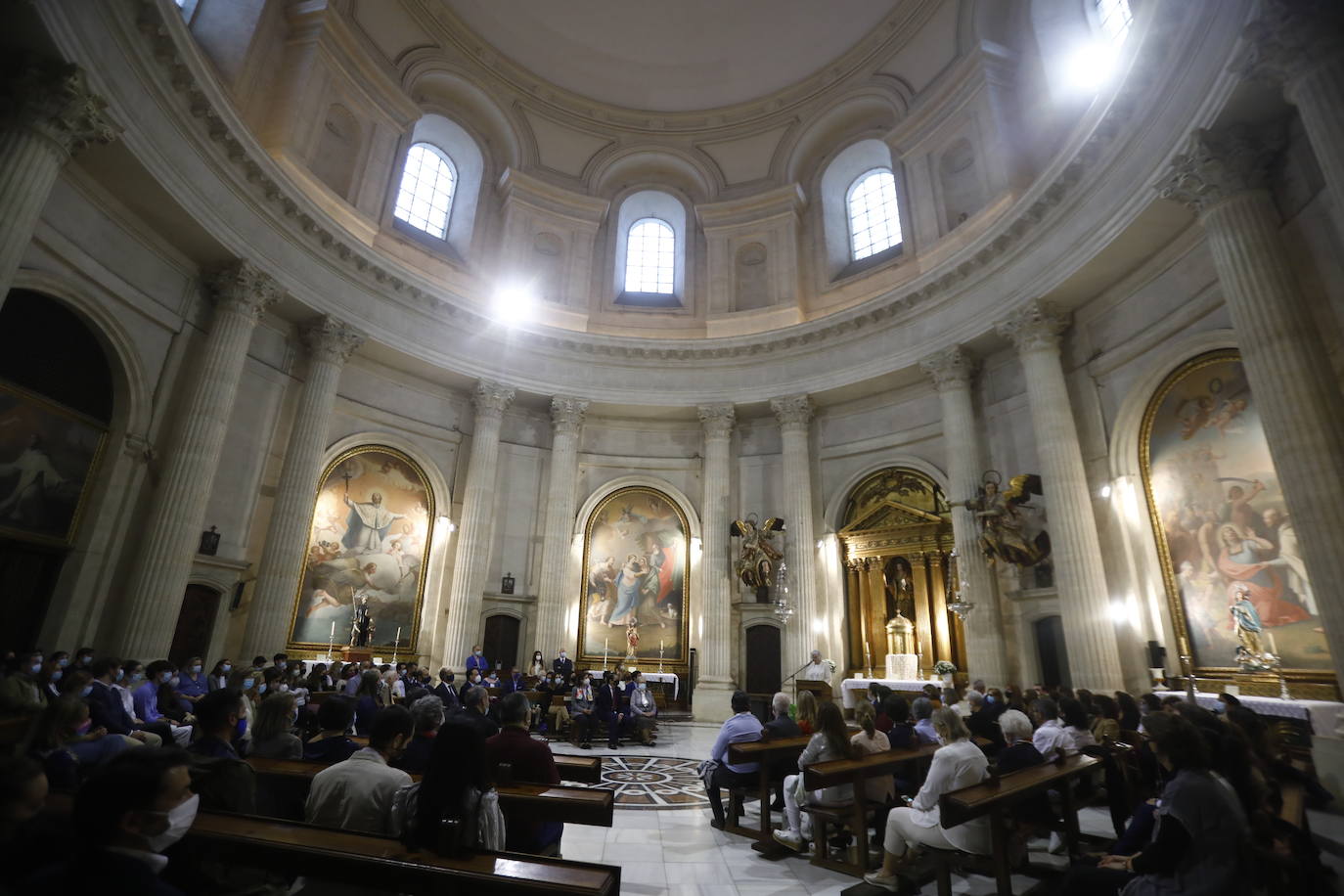 La apertura al público de la iglesia de Santa Victoria en Córdoba, en imágenes