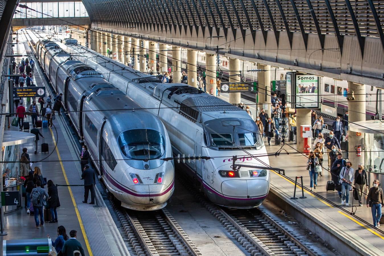 La liberalización de las tarifas del AVE provoca la queja de los usuarios en Santa Justa