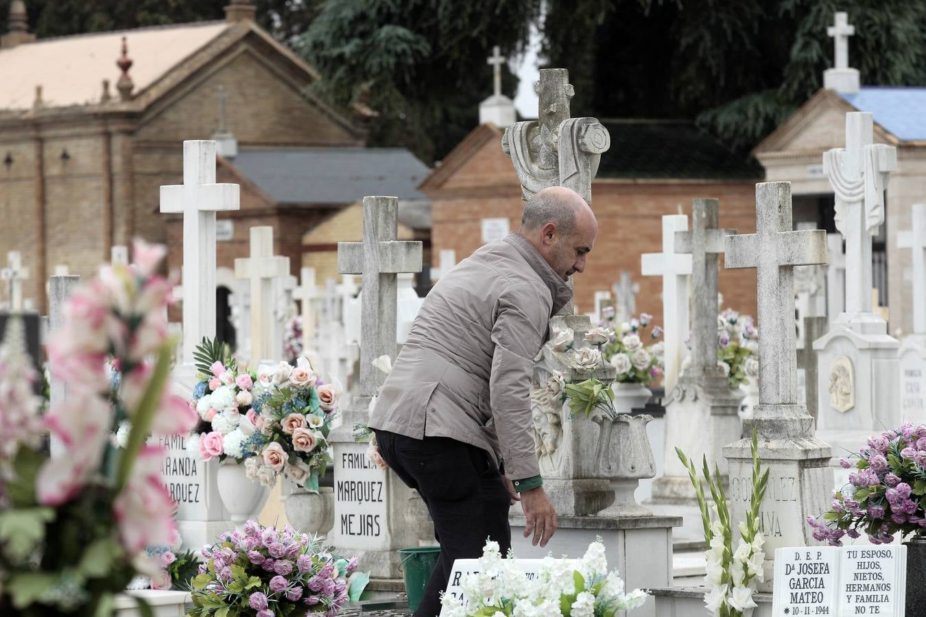 En imágenes, memoria y tradición en el cementerio de Sevilla