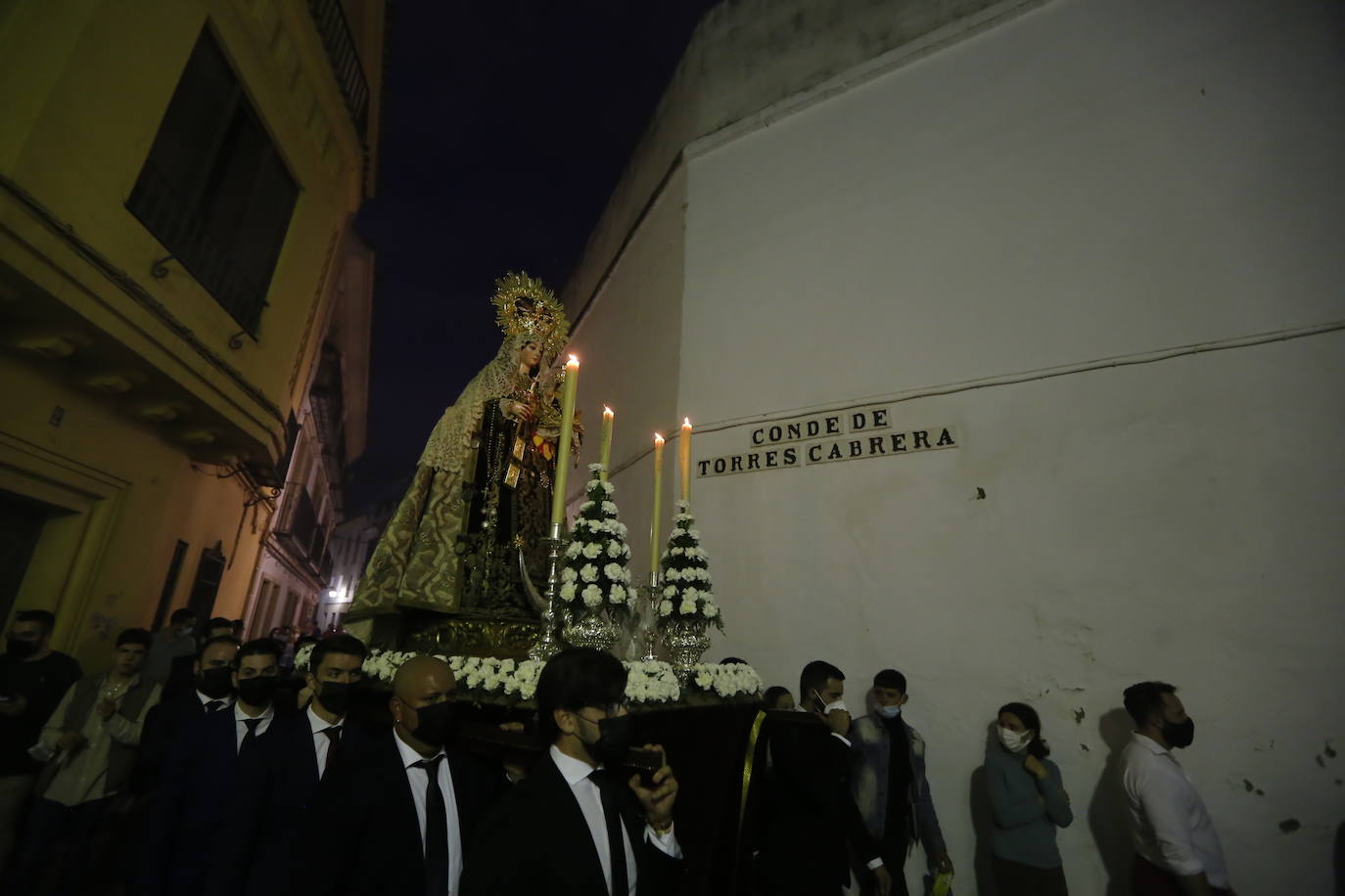 El rosario del Carmen de San Cayetano, de Córdoba, en imágenes