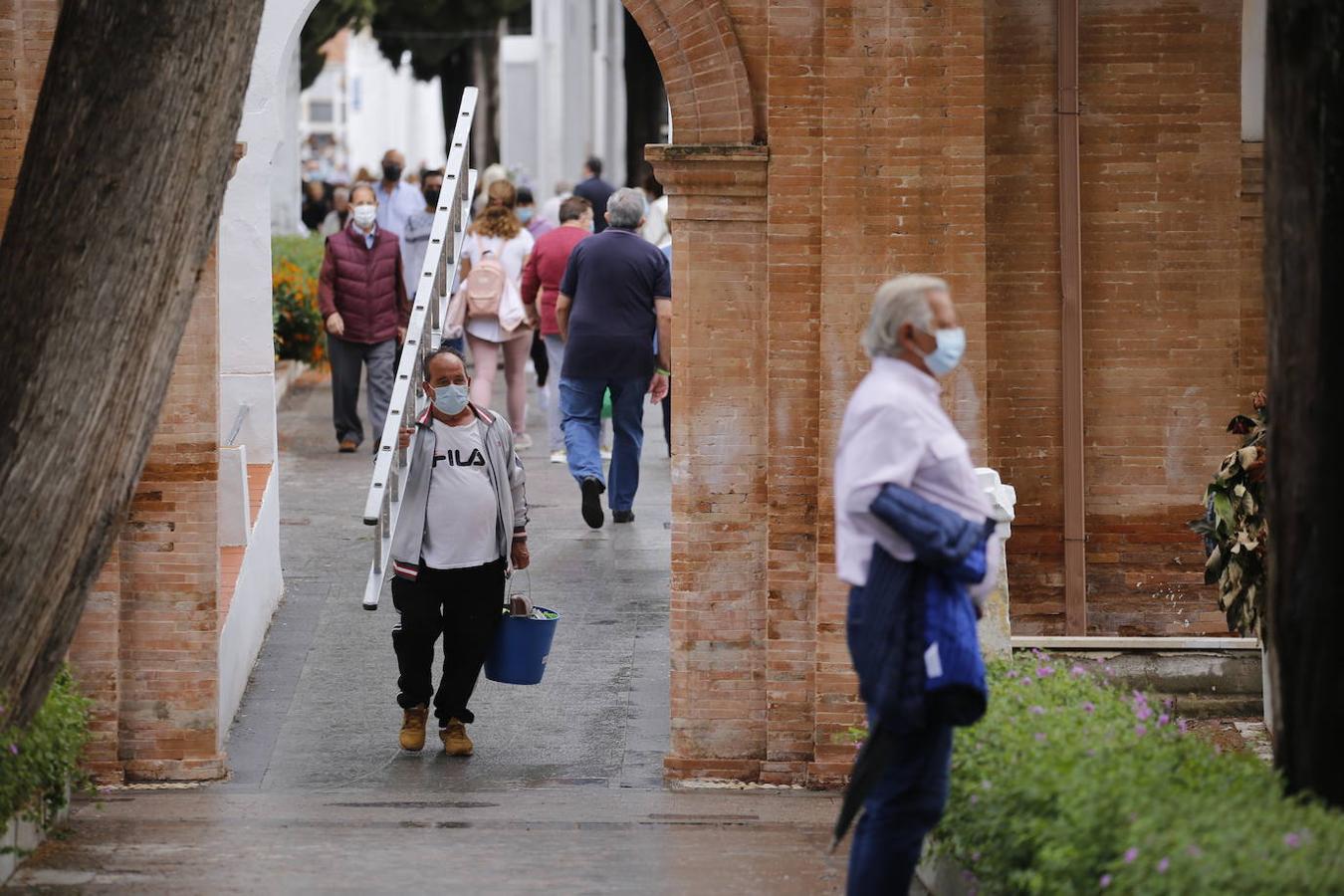 Las visitas a los cementerios el Día de Todos Los Santos en Córdoba, en imágenes