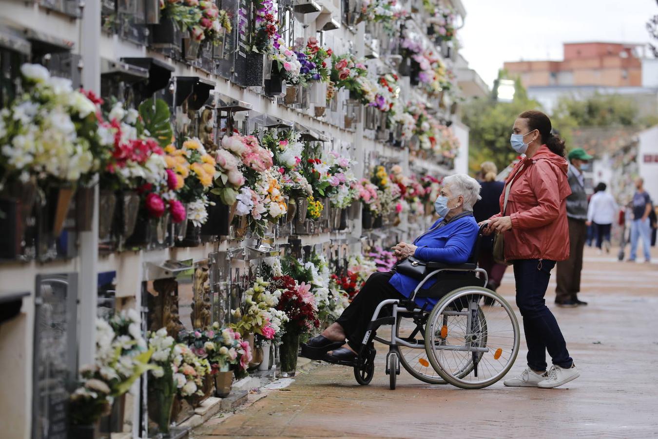 Las visitas a los cementerios el Día de Todos Los Santos en Córdoba, en imágenes