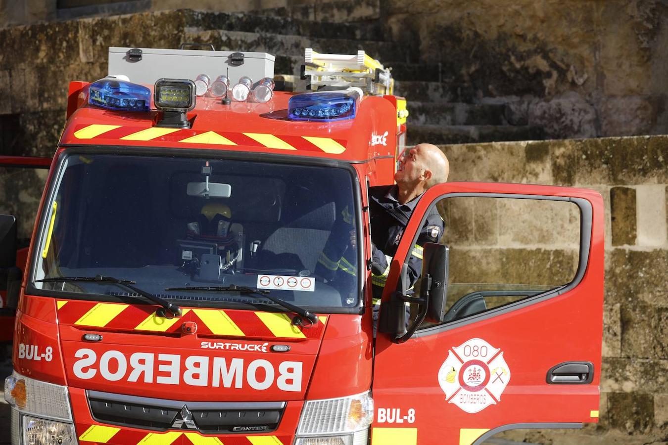 Los nuevos vehículos de bomberos para el Casco Histórico de Córdoba, en imágenes