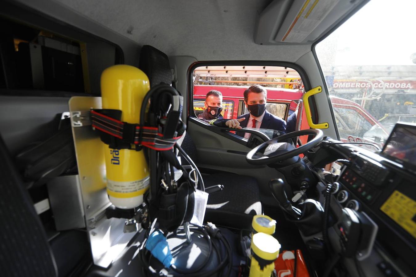 Los nuevos vehículos de bomberos para el Casco Histórico de Córdoba, en imágenes