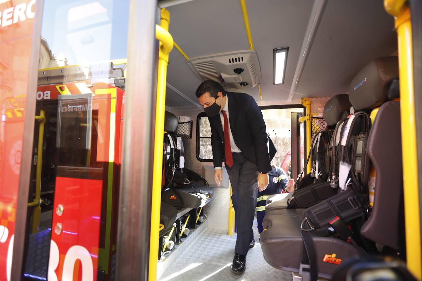 Los nuevos vehículos de bomberos para el Casco Histórico de Córdoba, en imágenes