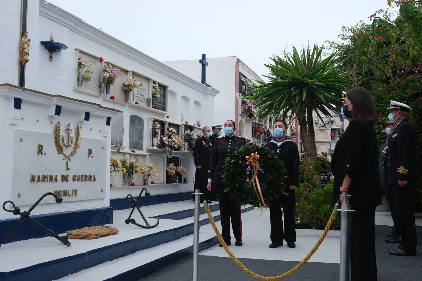 Homenaje en San Fernando a los fallecidos de la Armada