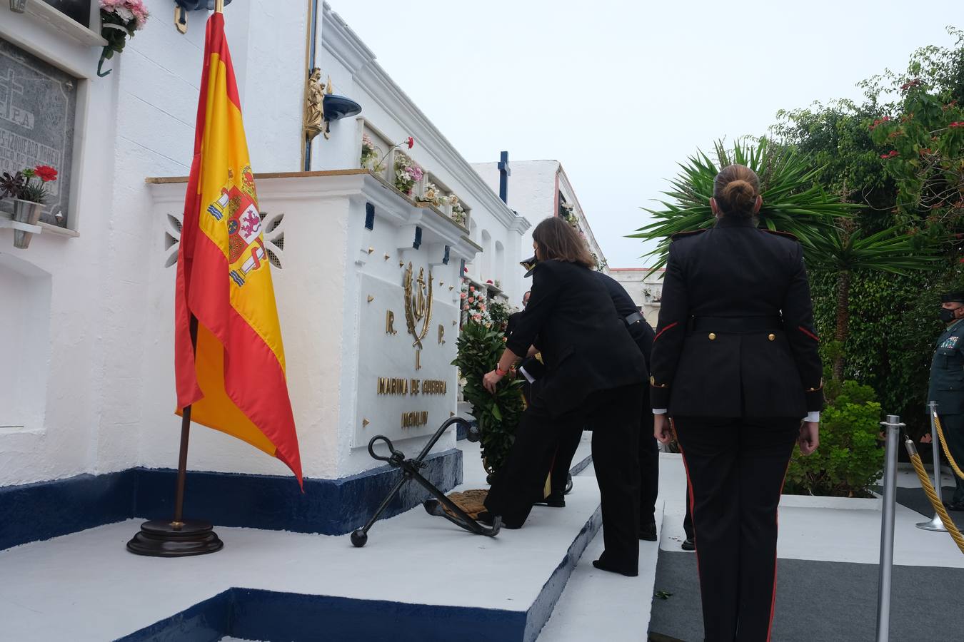 Homenaje en San Fernando a los fallecidos de la Armada