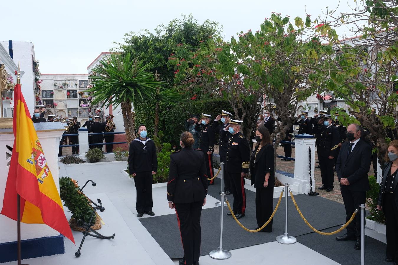 Homenaje en San Fernando a los fallecidos de la Armada