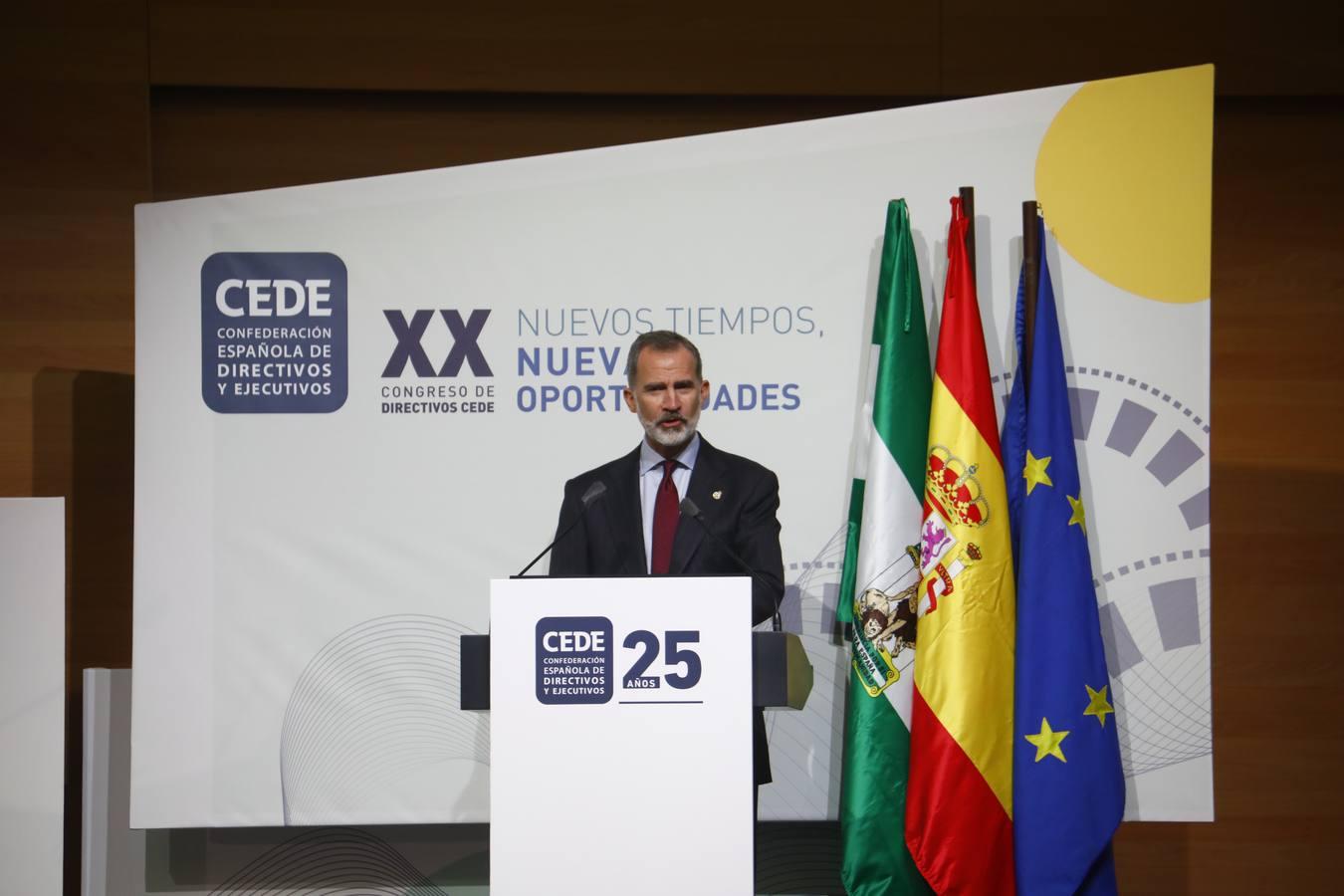 El Rey clausura el Congreso CEDE en Córdoba, en imágenes