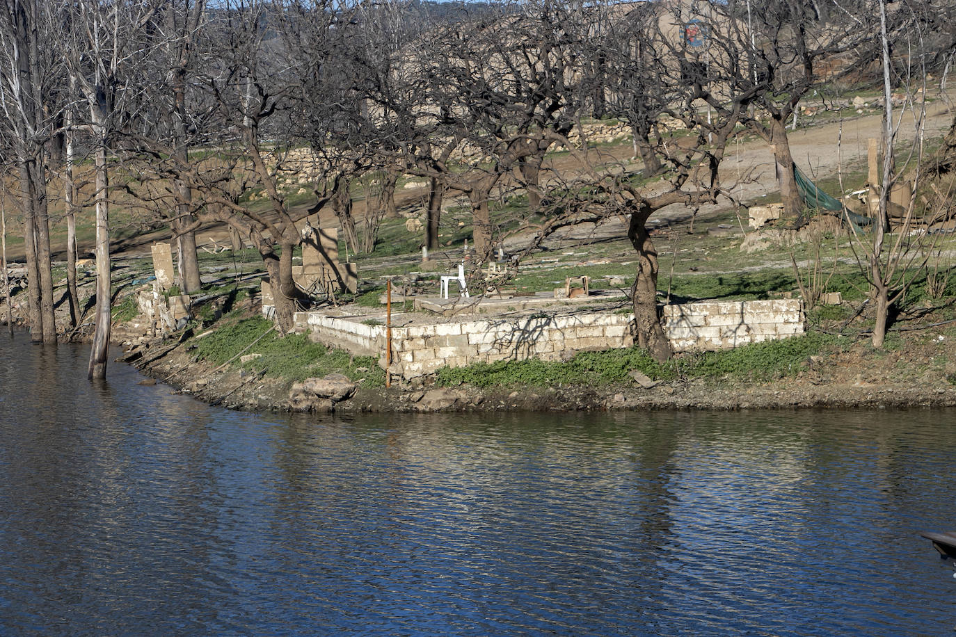 La sequía en el pantano de La Breña de Córdoba, en imágenes