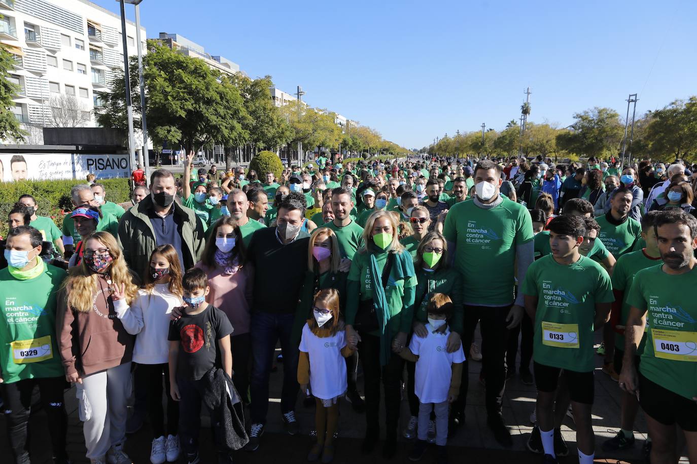 Felipe y Alfonso Reyes apadrinan la carrera contra el cáncer de Córdoba, en imágenes