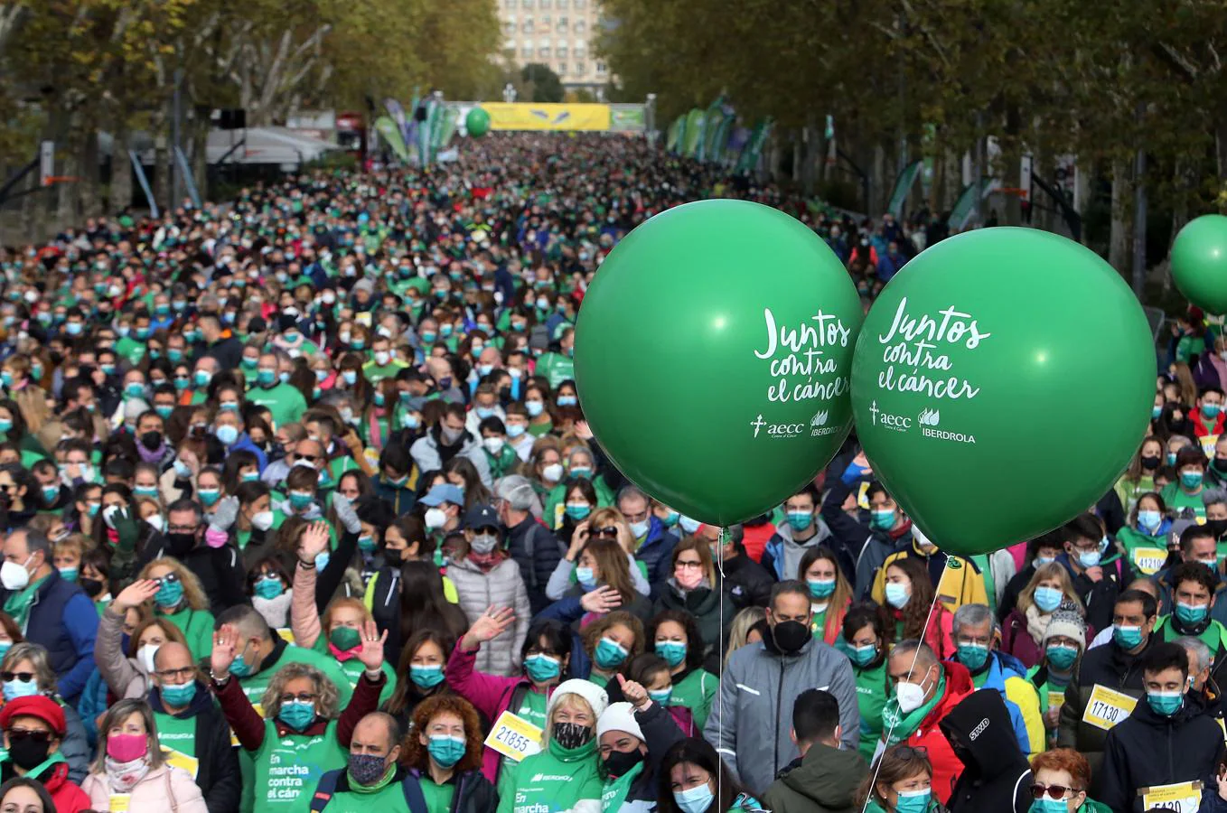 Fotogalería: Una marea verde de solidaridad para cambiar la historia en la lucha contra el cáncer