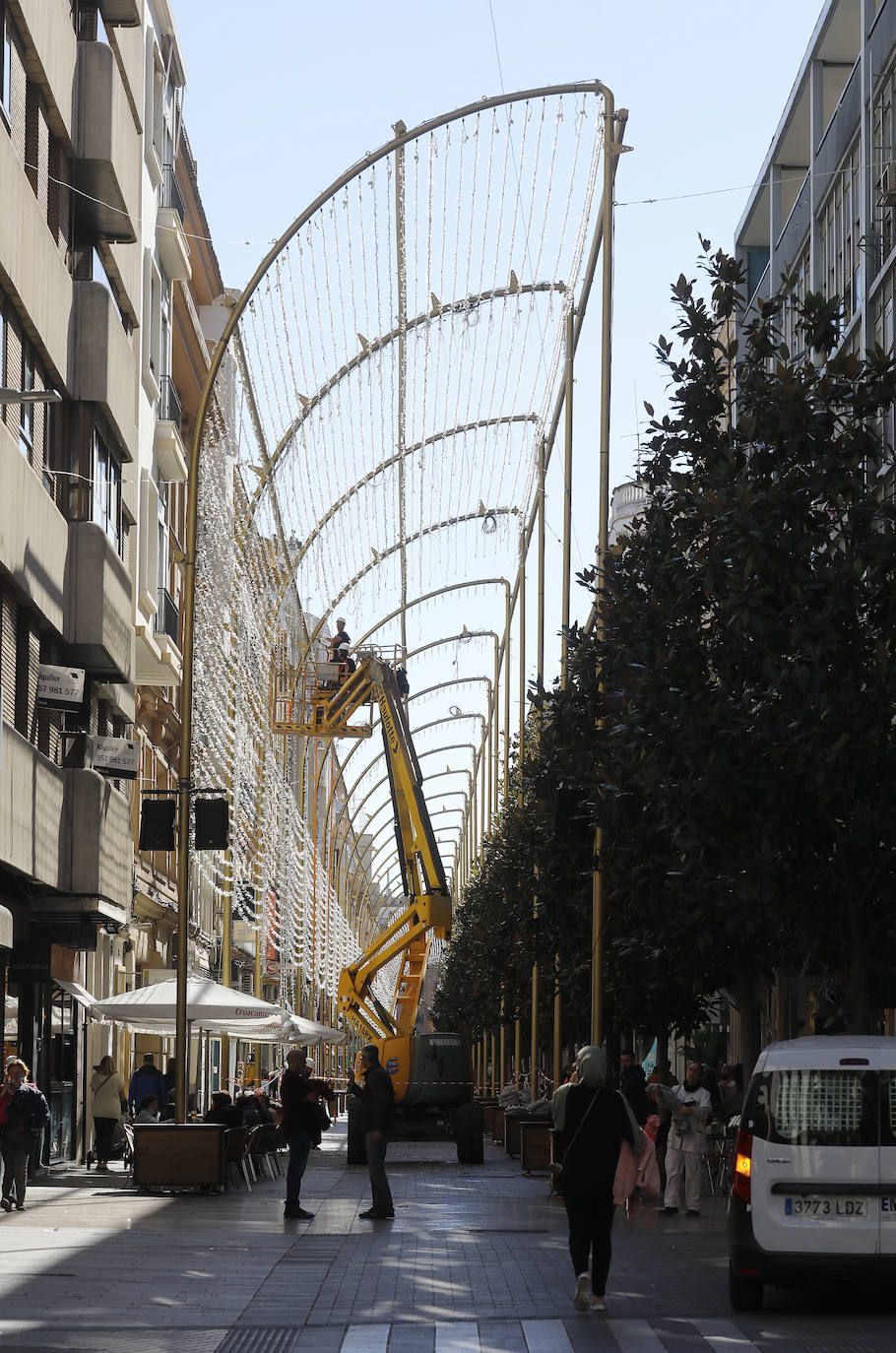 La instalación del espectáculo navideño de Córdoba, en imágenes