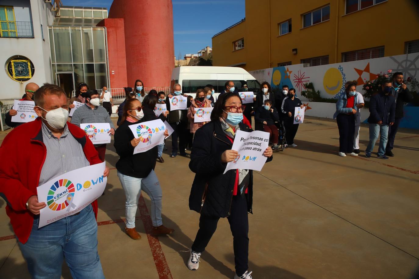 La concentración de las asociaciones de personas con discapacidad de Córdoba, en imágenes