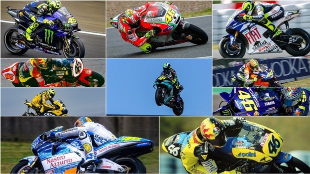 Todas las motos de Valentino Rossi