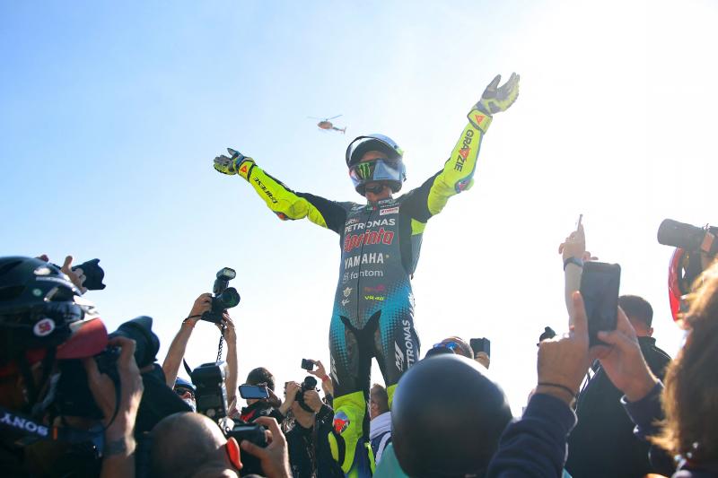 Valentino Rossi: las imágenes de su apoteósica despedida en Cheste