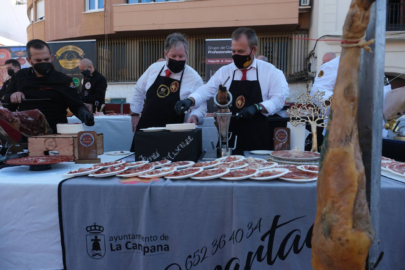 150 cortadores de jamón altruistas para que ningún niño se quede sin juguete en San Fernando