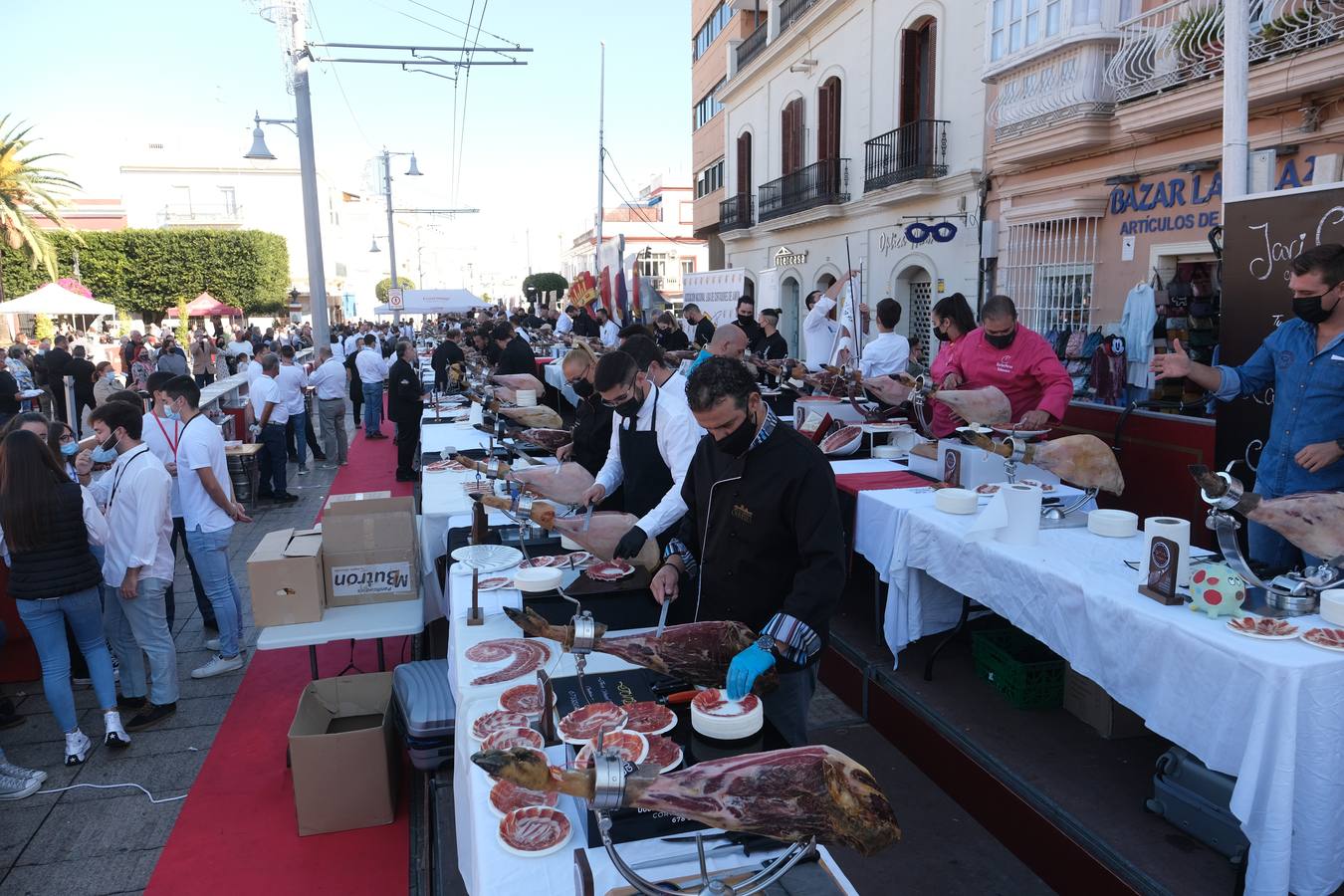 150 cortadores de jamón altruistas para que ningún niño se quede sin juguete en San Fernando