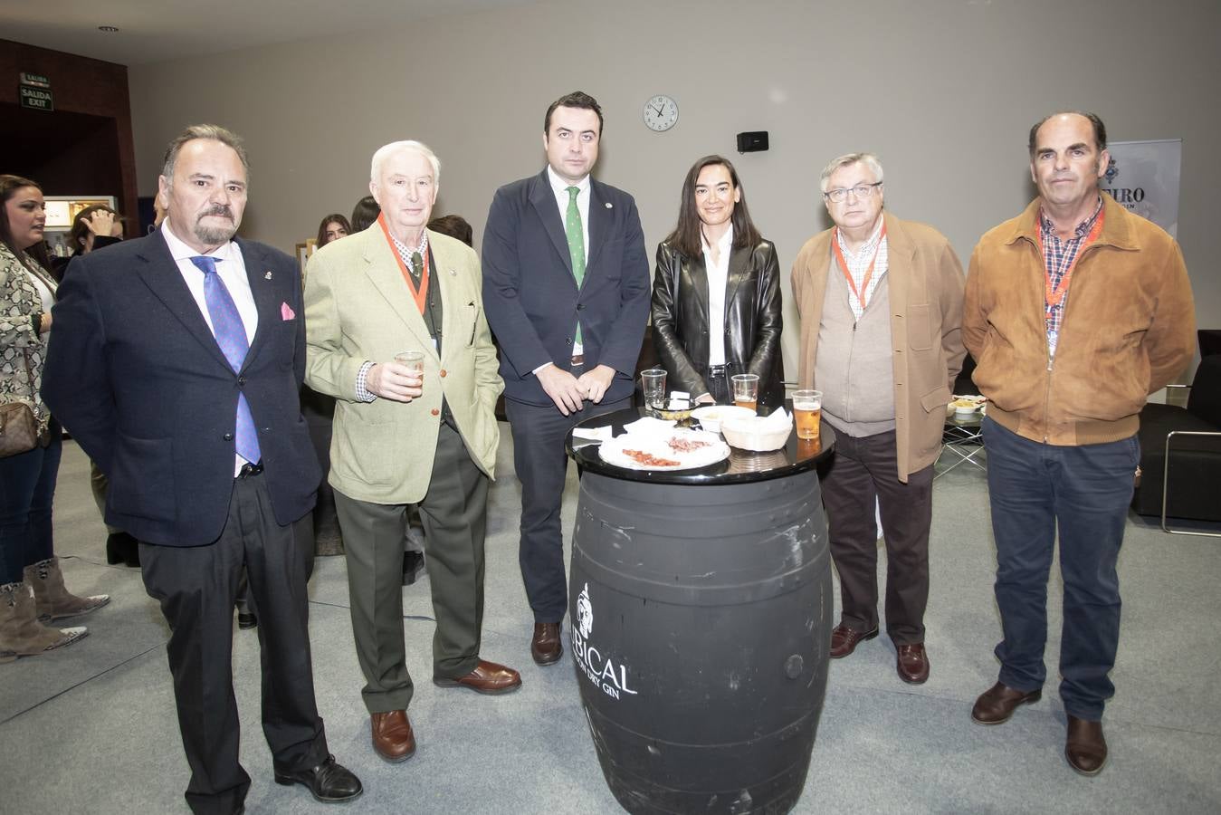 Francisco Angelet, Carlos Suárez, Iván Esteban, María José Jiménez, José Palma y Román Romero. 