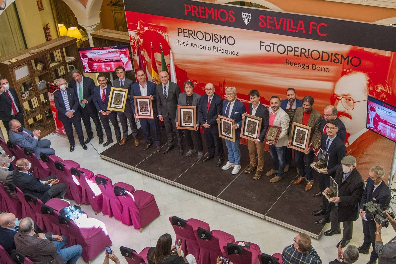 Entrega de los Premios José Antonio Blázquez y Manuel Ruesga Bono del Sevilla FC