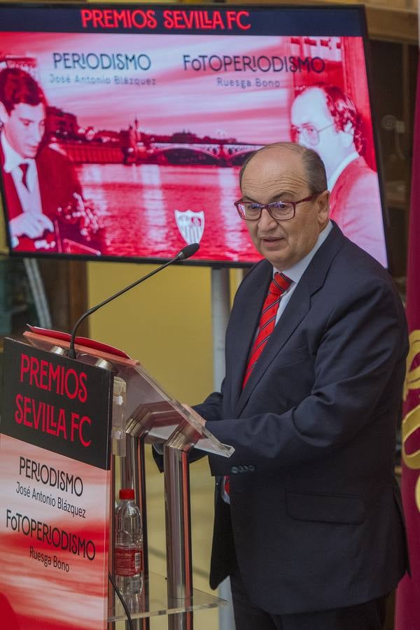 Entrega de los Premios José Antonio Blázquez y Manuel Ruesga Bono del Sevilla FC