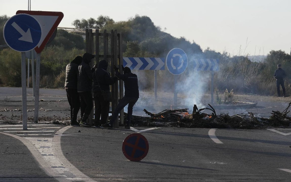 Segundo día de huelga del metal en Puerto Real