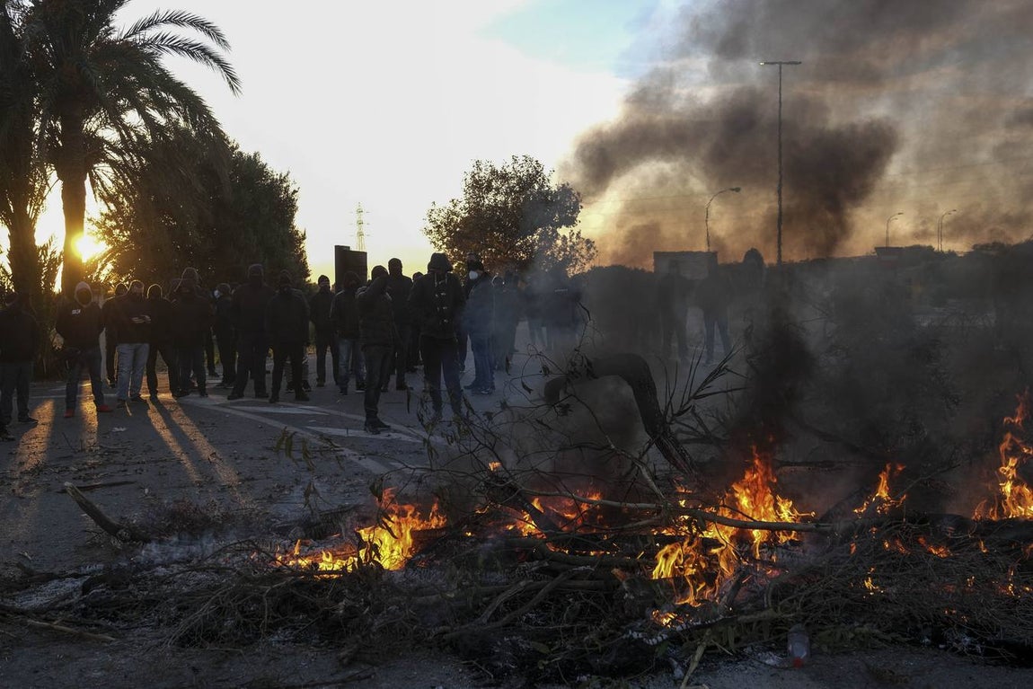 Segundo día de huelga del metal en Puerto Real