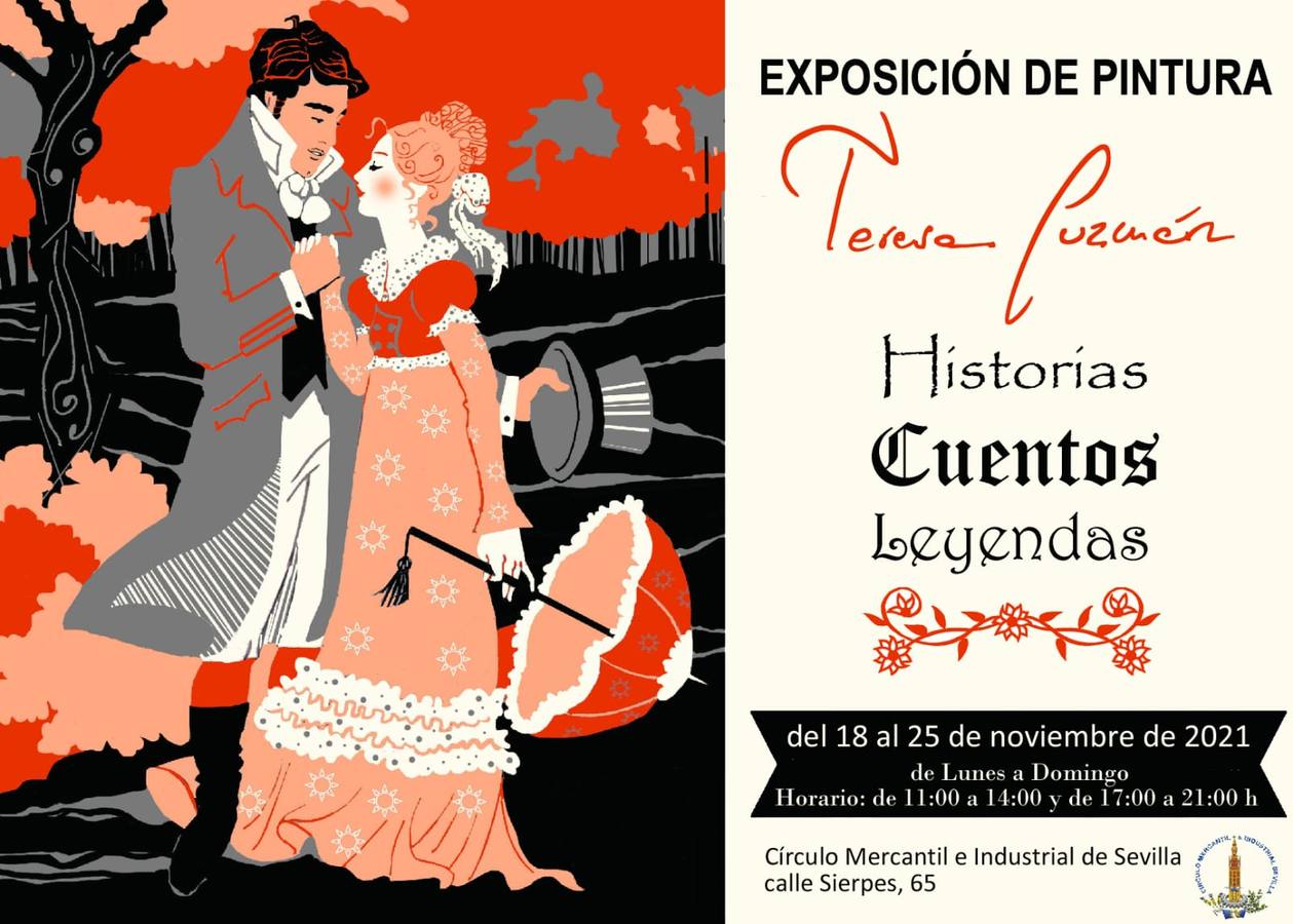 Inauguración de la muestra 'Historias, Cuentos y Leyendas', de la artista sevillana Teresa Guzmán