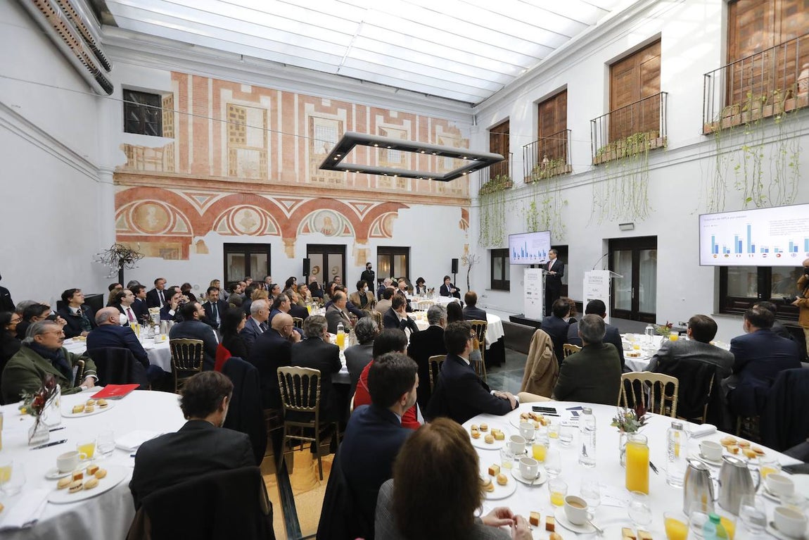 En imágenes, Javier García, presidente del Sareb, en La Mirada Económica de ABC Córdoba
