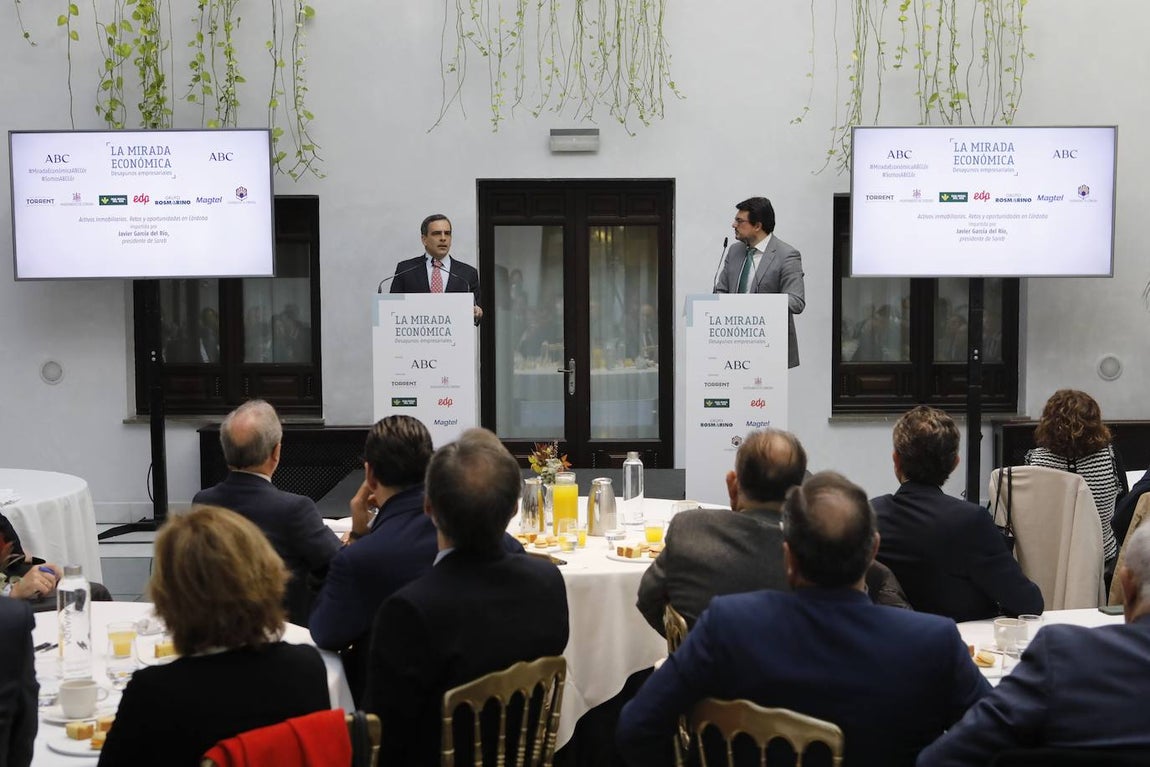 En imágenes, Javier García, presidente del Sareb, en La Mirada Económica de ABC Córdoba