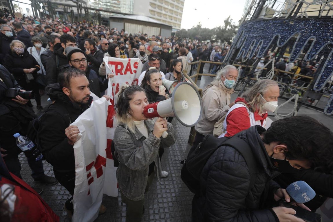 Fotos: Manifestación en apoyo a los trabajadores del Metal