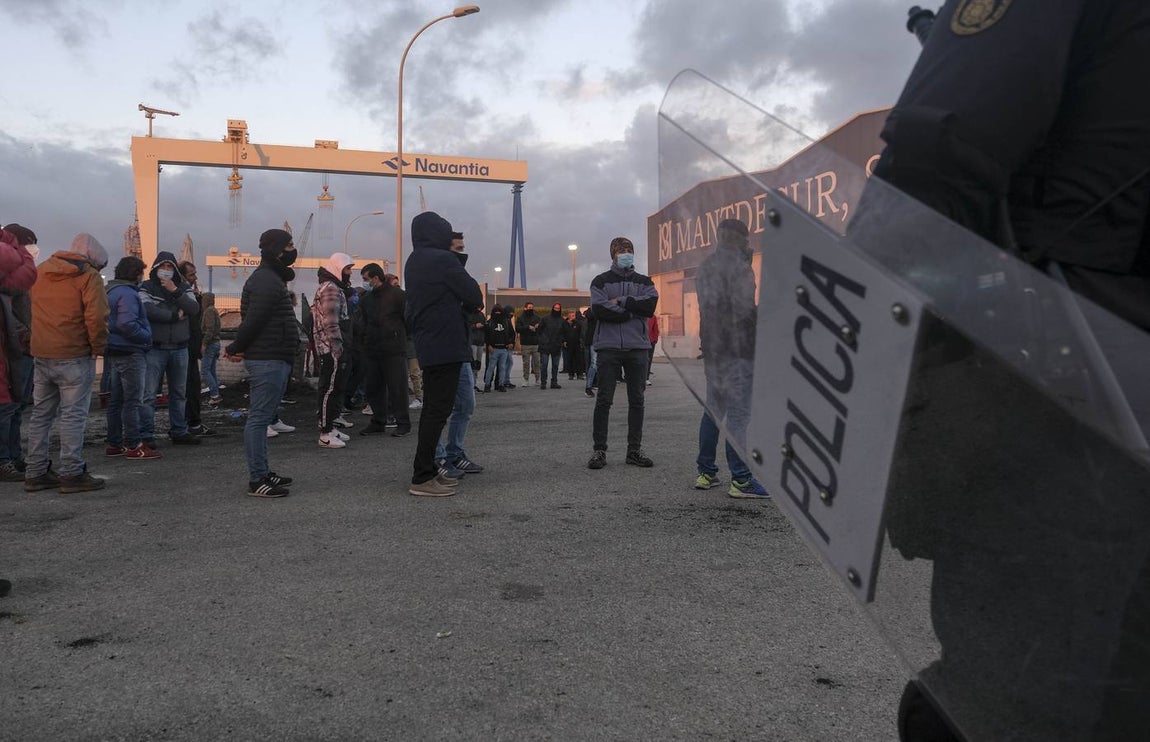 FOTOS: Huelga del Metal el 23-N, un día muy triste para Cádiz y su Bahía