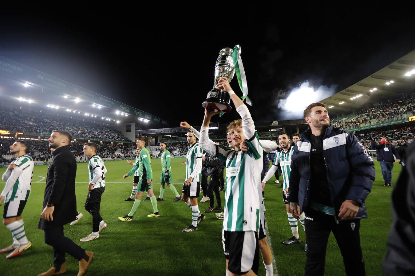 La celebración del título de campeón de Copa RFEF del Córdoba CF, en imágenes