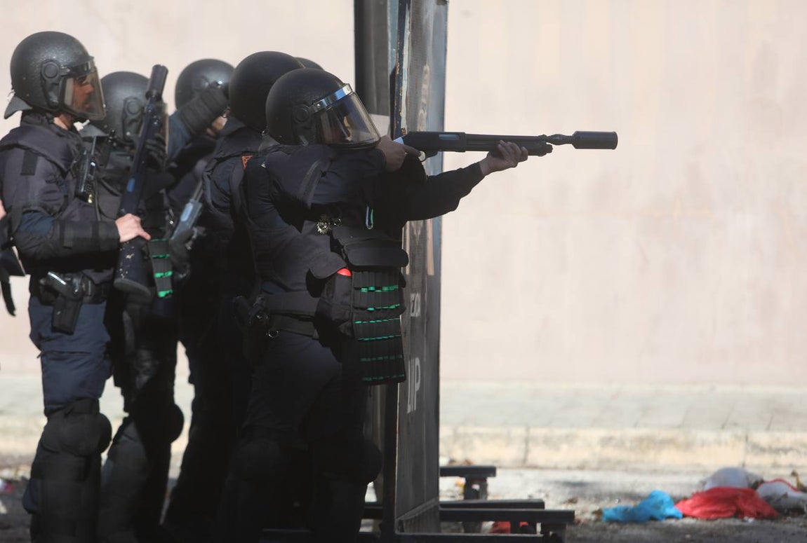 Un barrio de Cádiz, escenario de la batalla