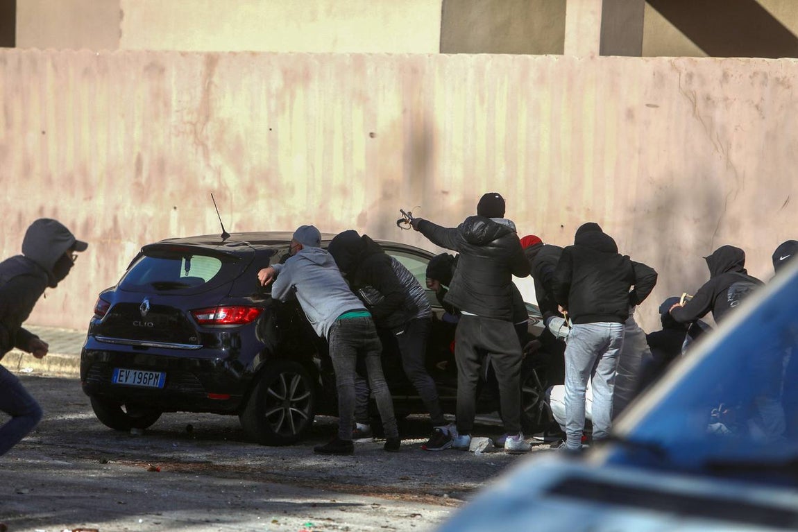 Un barrio de Cádiz, escenario de la batalla
