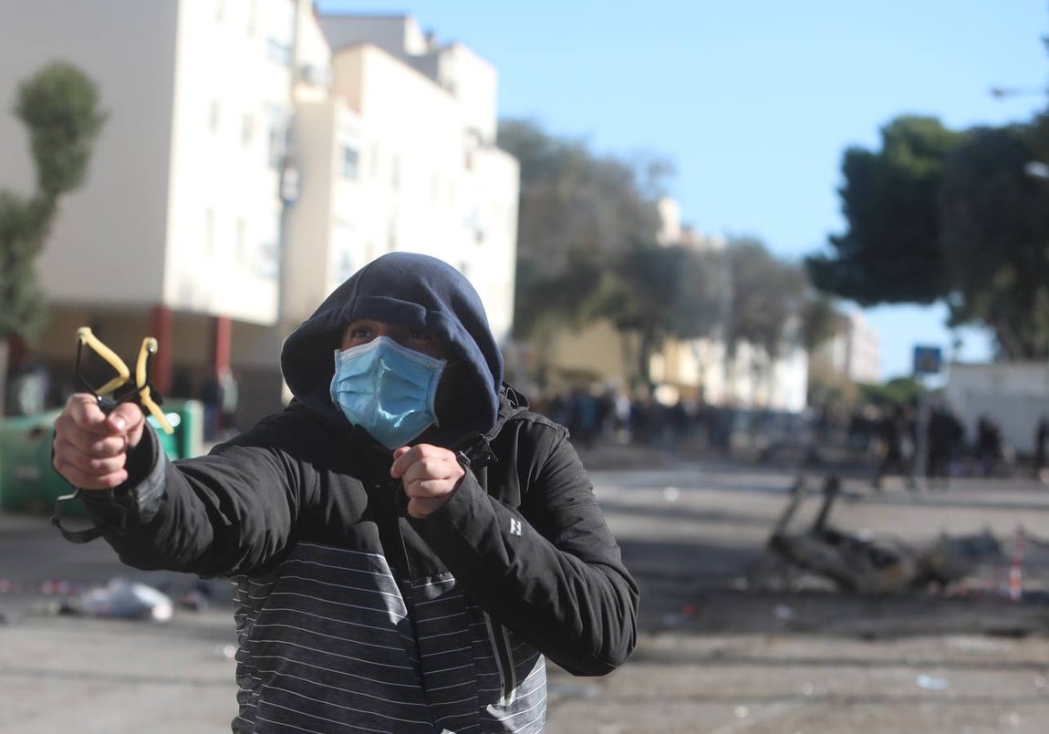 Un barrio de Cádiz, escenario de la batalla