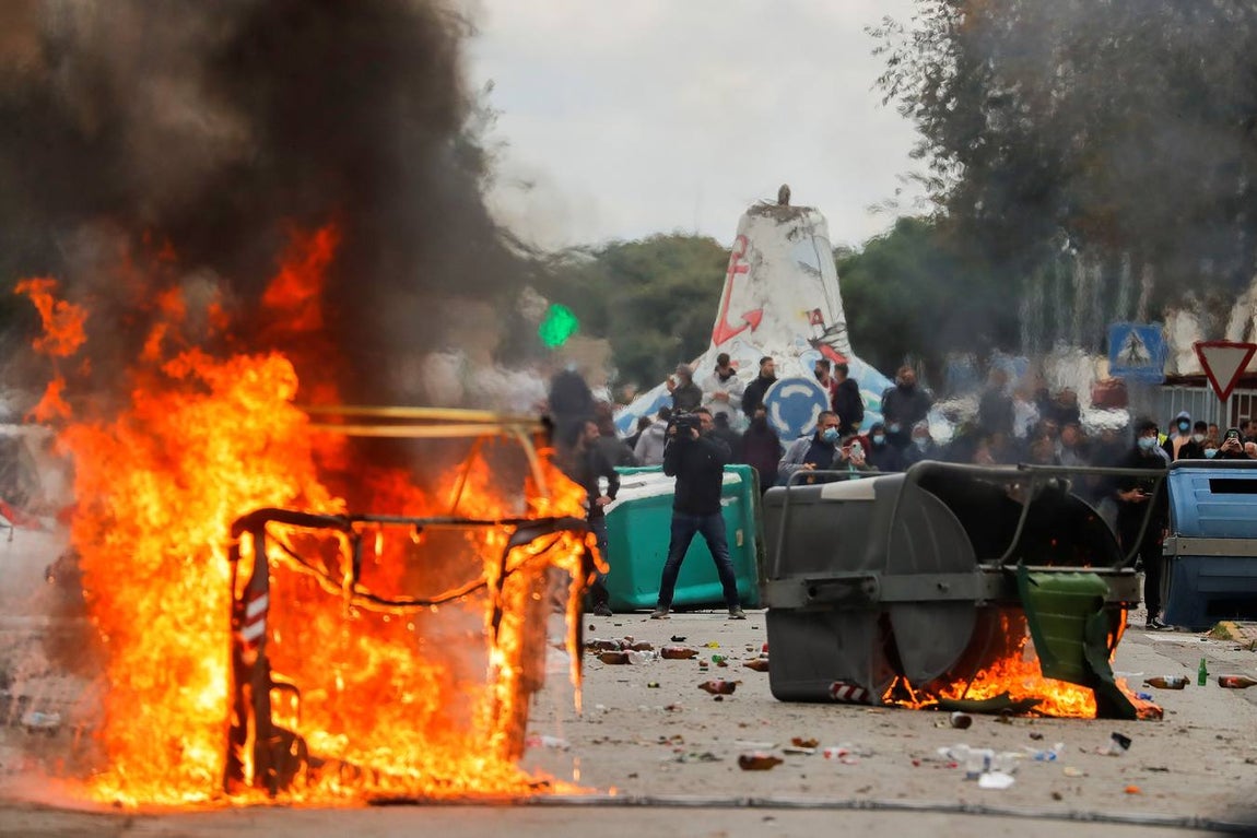 Un barrio de Cádiz, escenario de la batalla