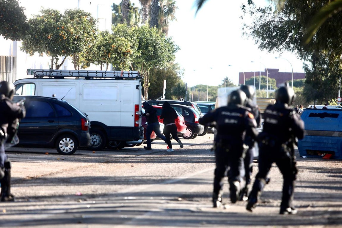 Un barrio de Cádiz, escenario de la batalla