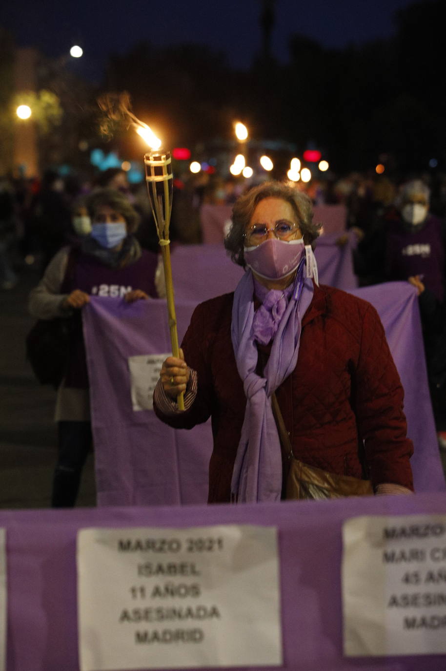 La manifestación contra la violencia machista en Córdoba, en imágenes