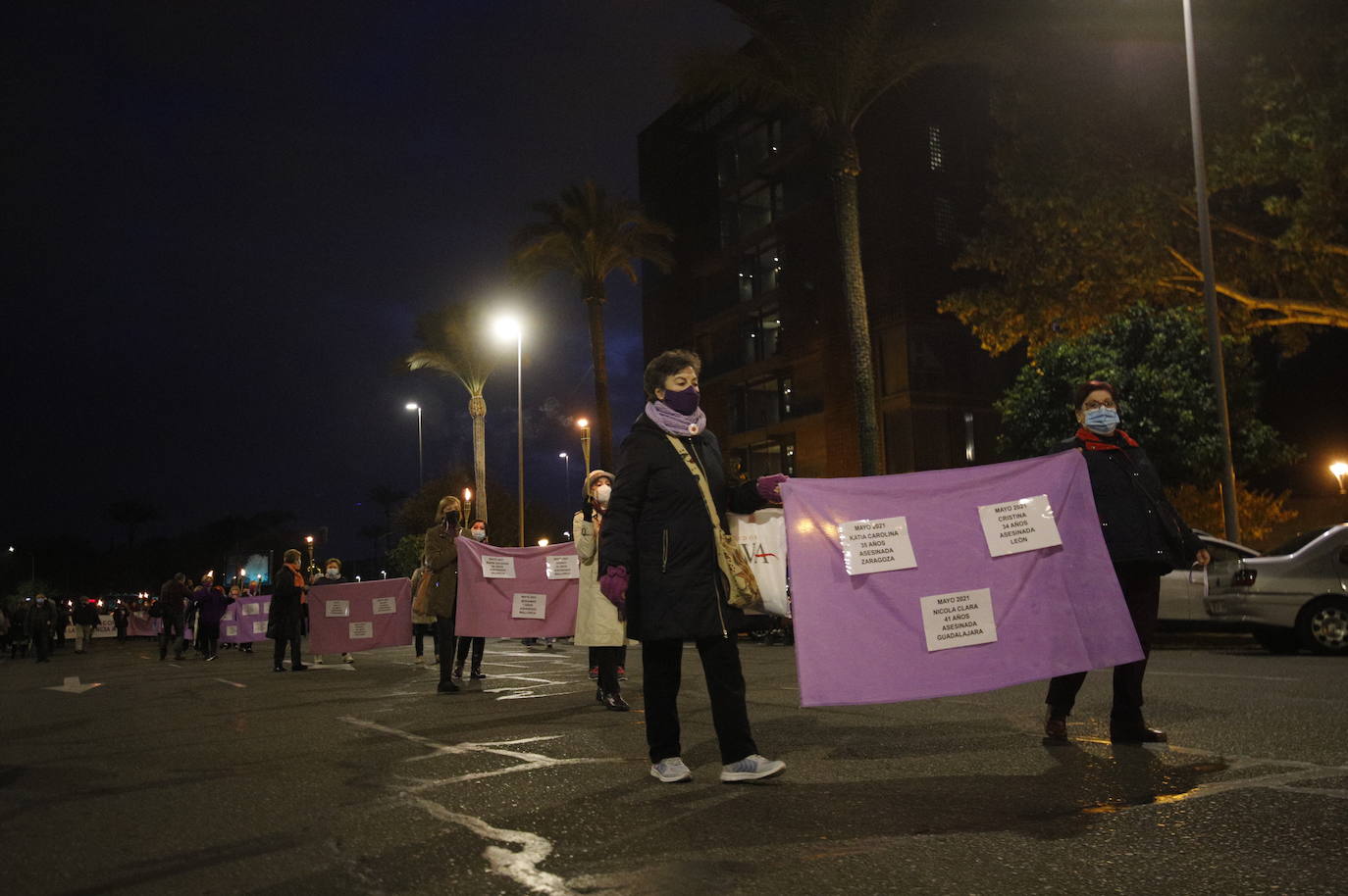 La manifestación contra la violencia machista en Córdoba, en imágenes