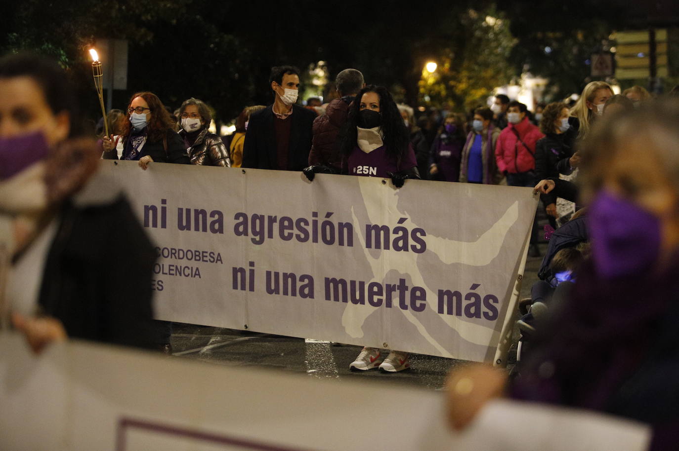 La manifestación contra la violencia machista en Córdoba, en imágenes