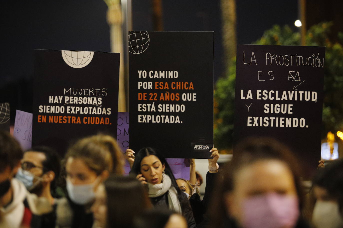 La manifestación contra la violencia machista en Córdoba, en imágenes