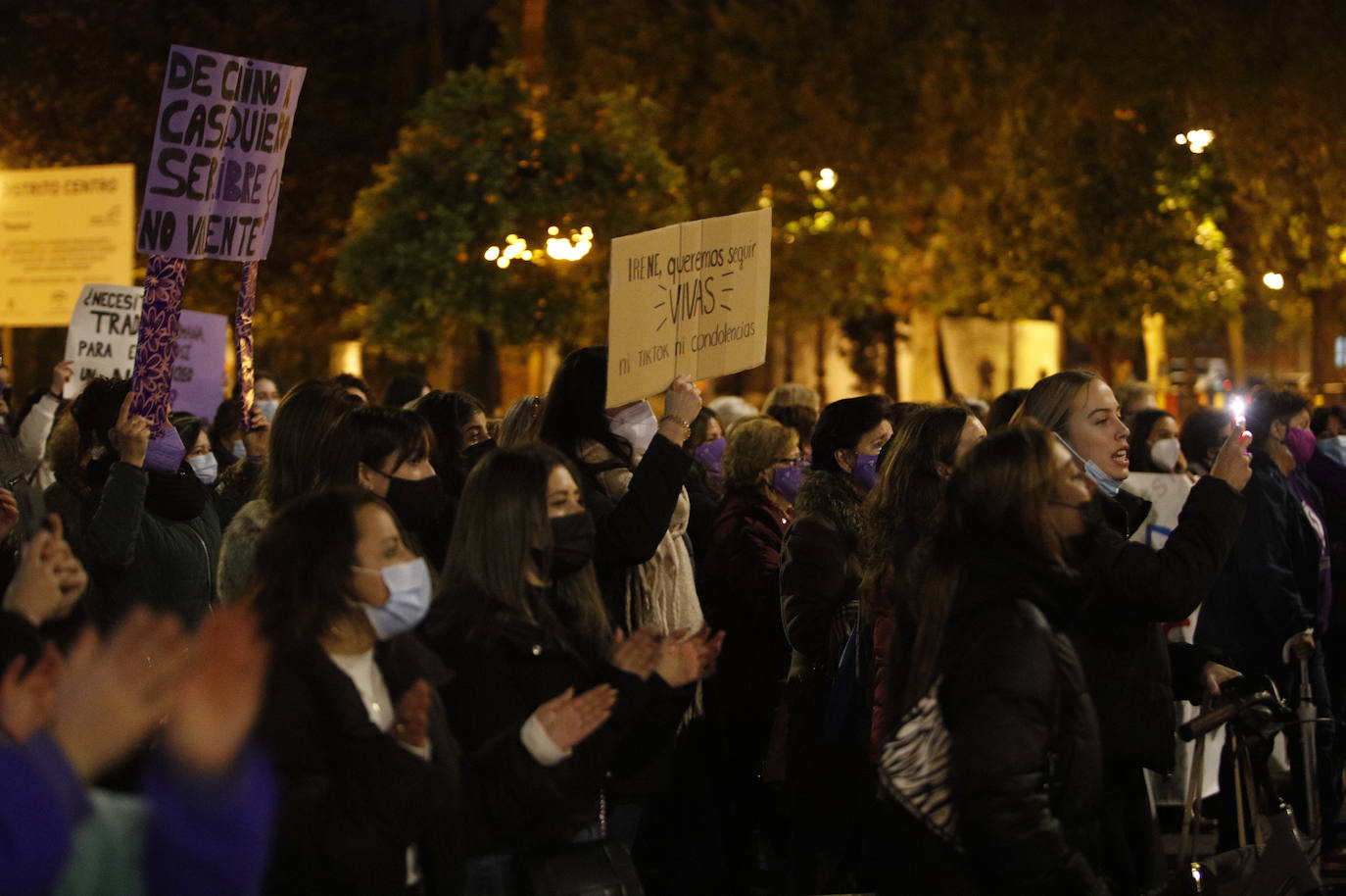 La manifestación contra la violencia machista en Córdoba, en imágenes