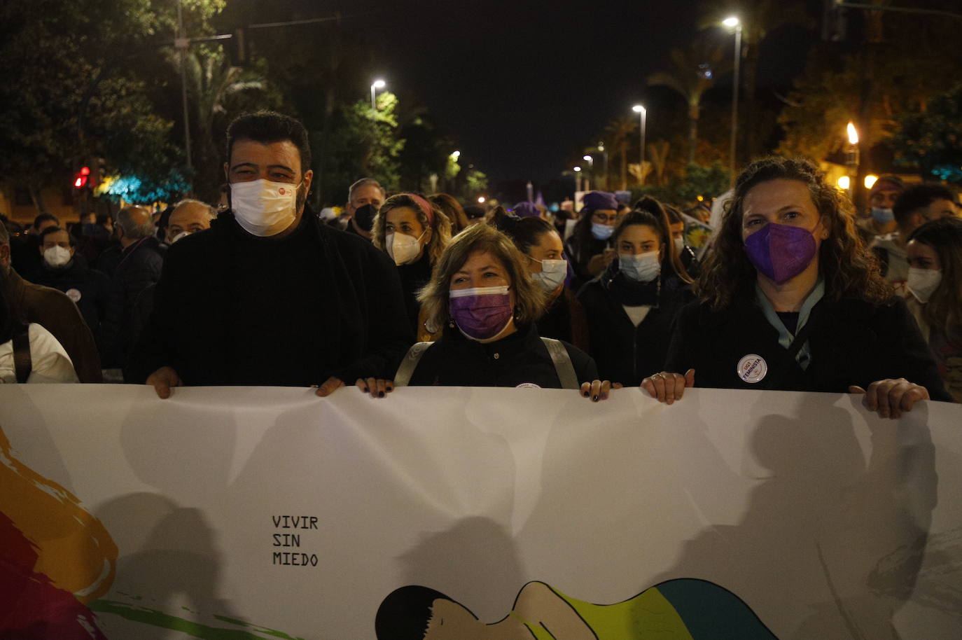 La manifestación contra la violencia machista en Córdoba, en imágenes