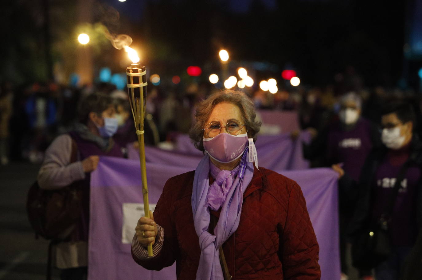 La manifestación contra la violencia machista en Córdoba, en imágenes