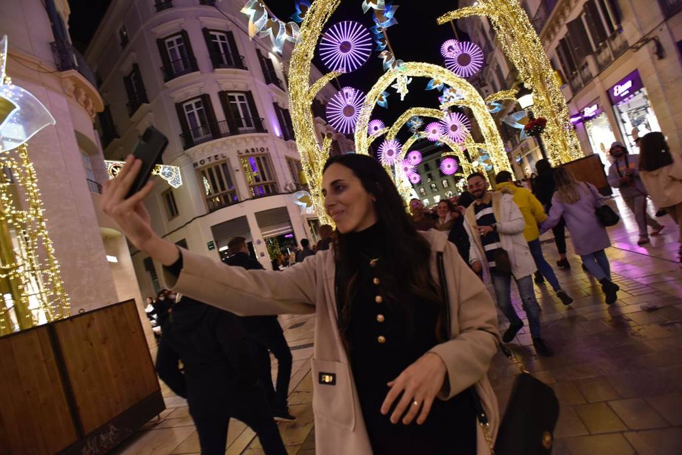 El encendido de las luces de Navidad de Málaga, en imágenes