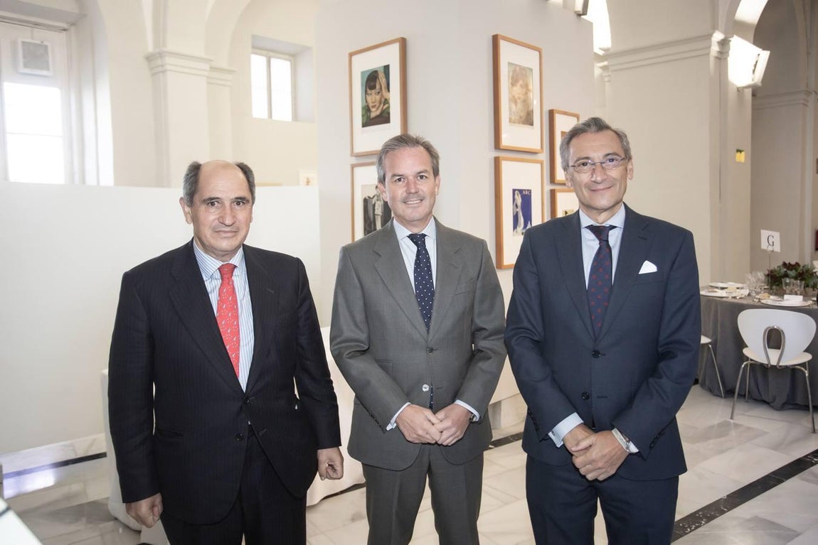 Vicente Martín, Alberto García y Gabriel Rojas