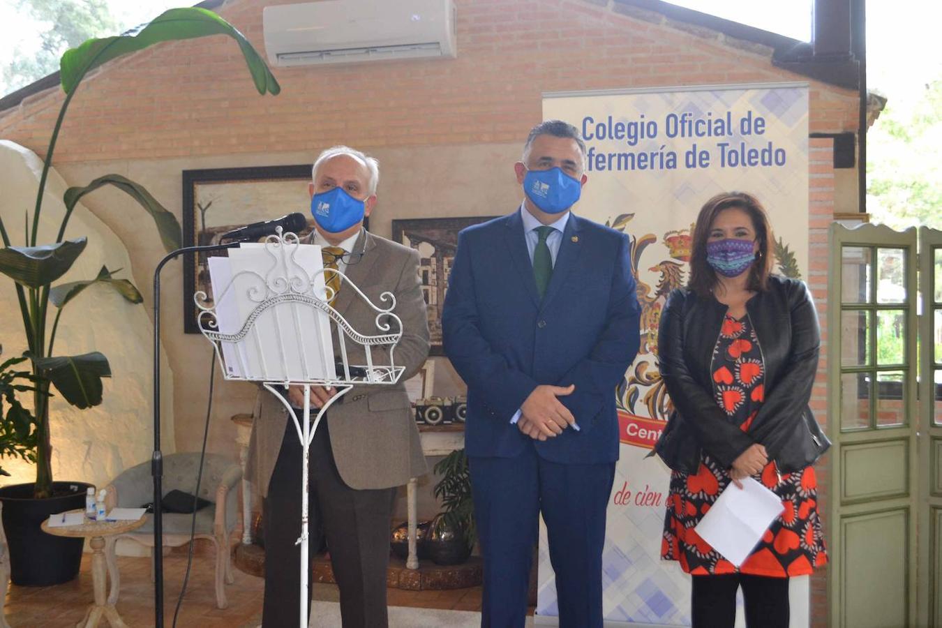 La periodista toledana Mar G. Illán recibió un reconocimiento del Colegio de Enfermería por su trabajo. 